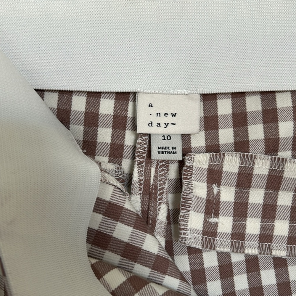 Plaid A New Day Pants Size 10 - Picture 5 of 7